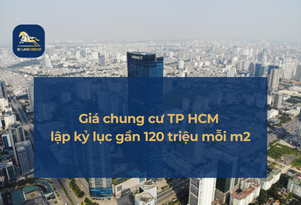 Giá chung cư TP HCM lập kỷ lục gần 120 triệu mỗi m2