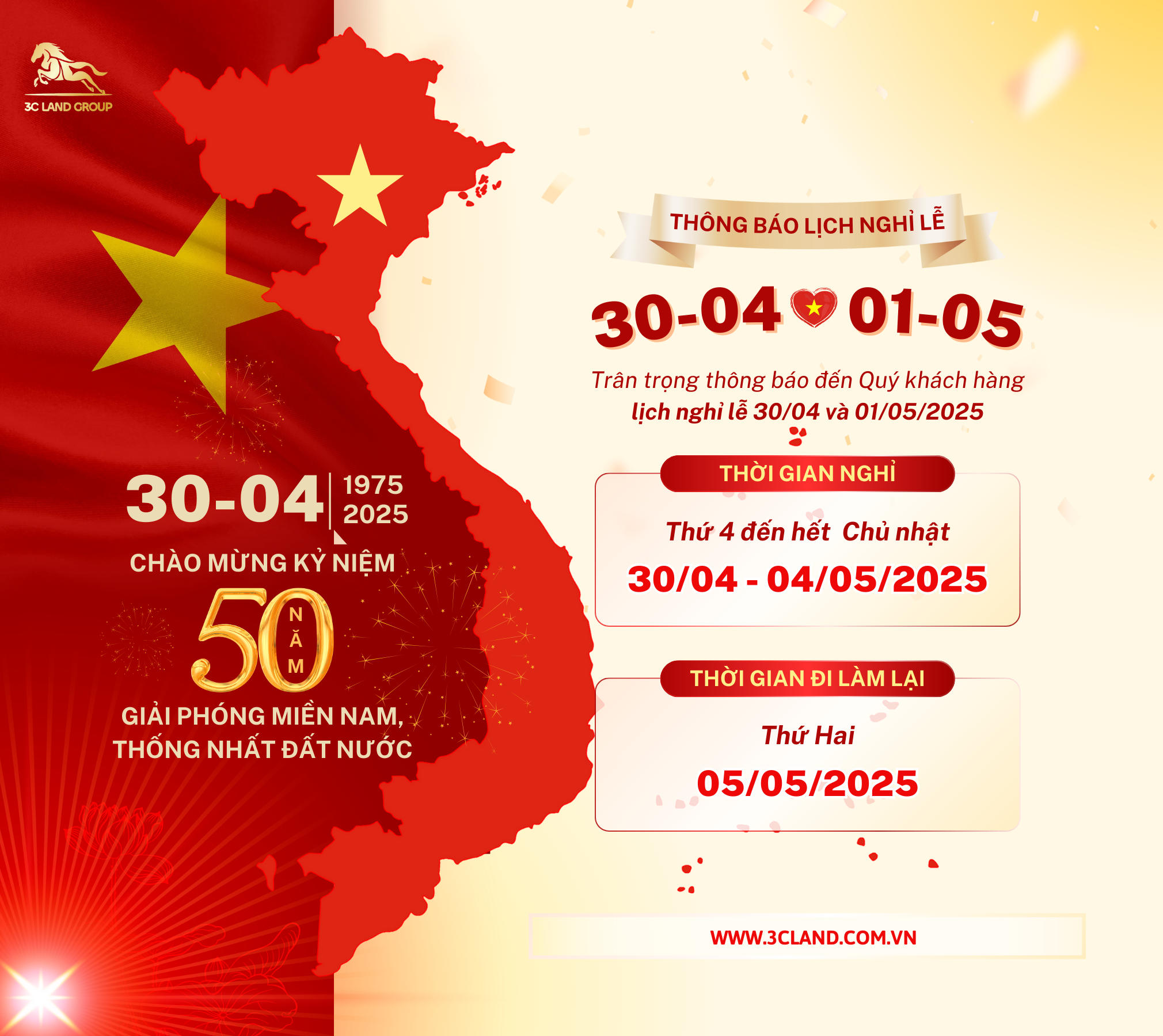 Chào mừng ngày 30/4 - 1/5