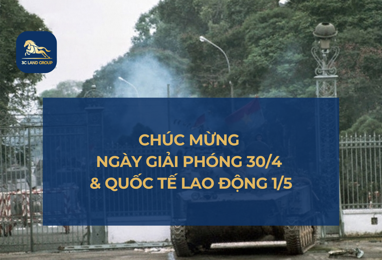 CHÚC MỪNG NGÀY GIẢI PHÓNG 30/4 & QUỐC TẾ LAO ĐỘNG 1/5