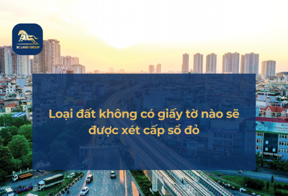 Loại đất không có giấy tờ nào sẽ được xét cấp sổ đỏ