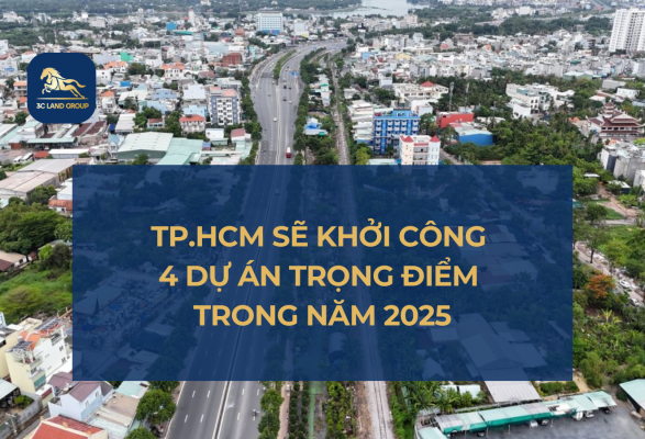 TP.HCM SẼ KHỞI CÔNG 4 DỰ ÁN TRỌNG ĐIỂM TRONG NĂM 2025