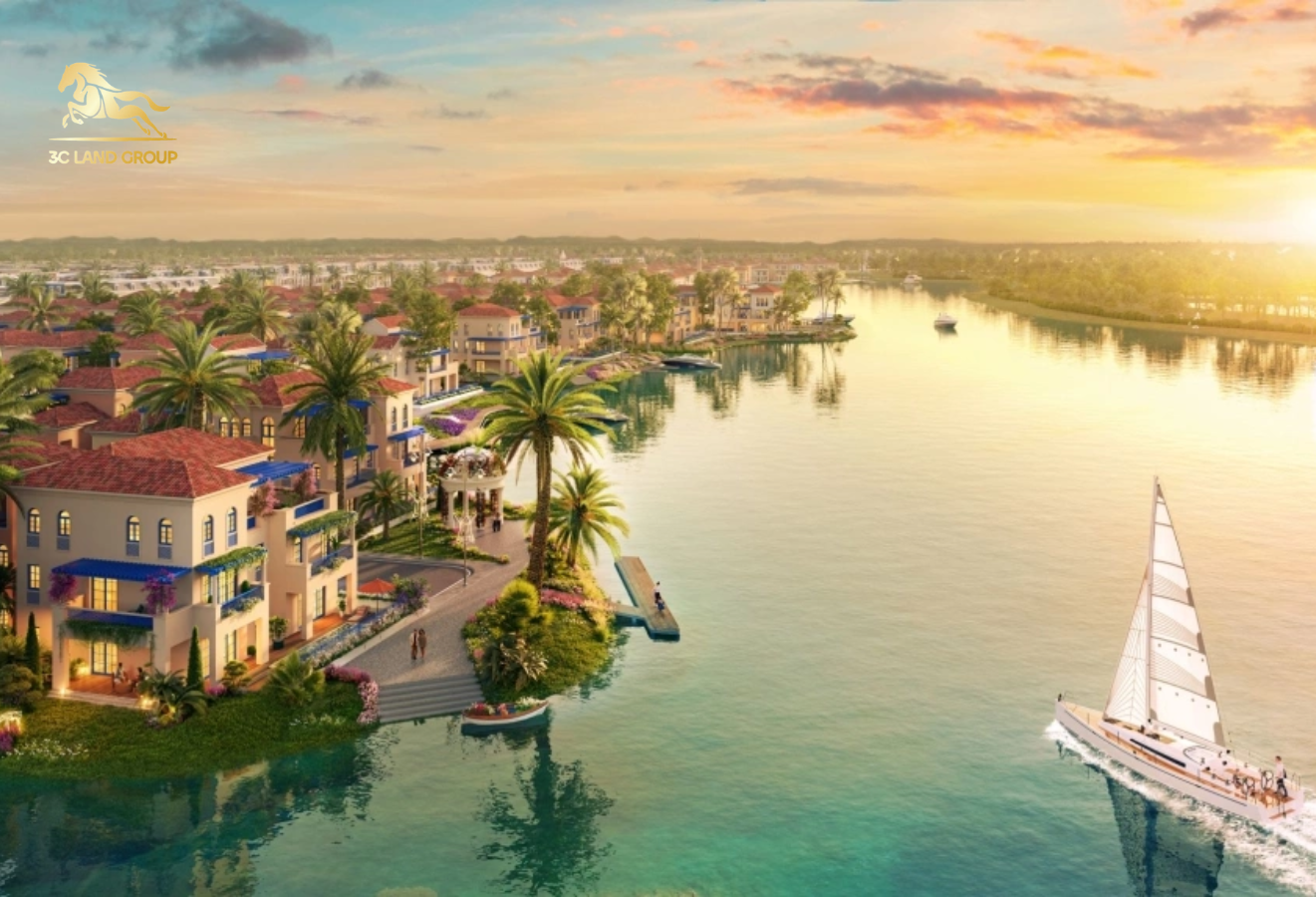 Gold Coast Vũng Tàu được xây dựng theo phong cách Địa Trung Hải hài hoà cùng văn hoá bản địa.