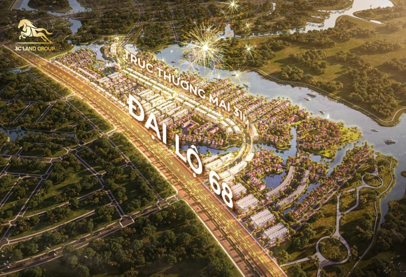 Đại lộ 68 nối lên cao tốc Biên Hòa - Vũng Tàu cùng trục thương mại Gold Coast rộng 31 m đi qua phân khu Limassol của dự án.