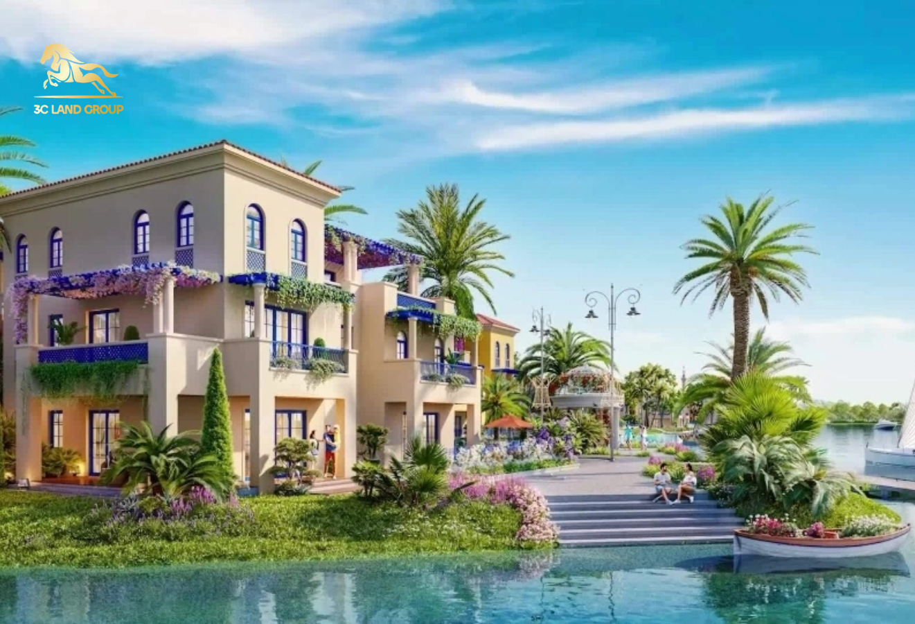 Biệt thự Limassol mang phong cách kiến trúc Địa Trung Hải.