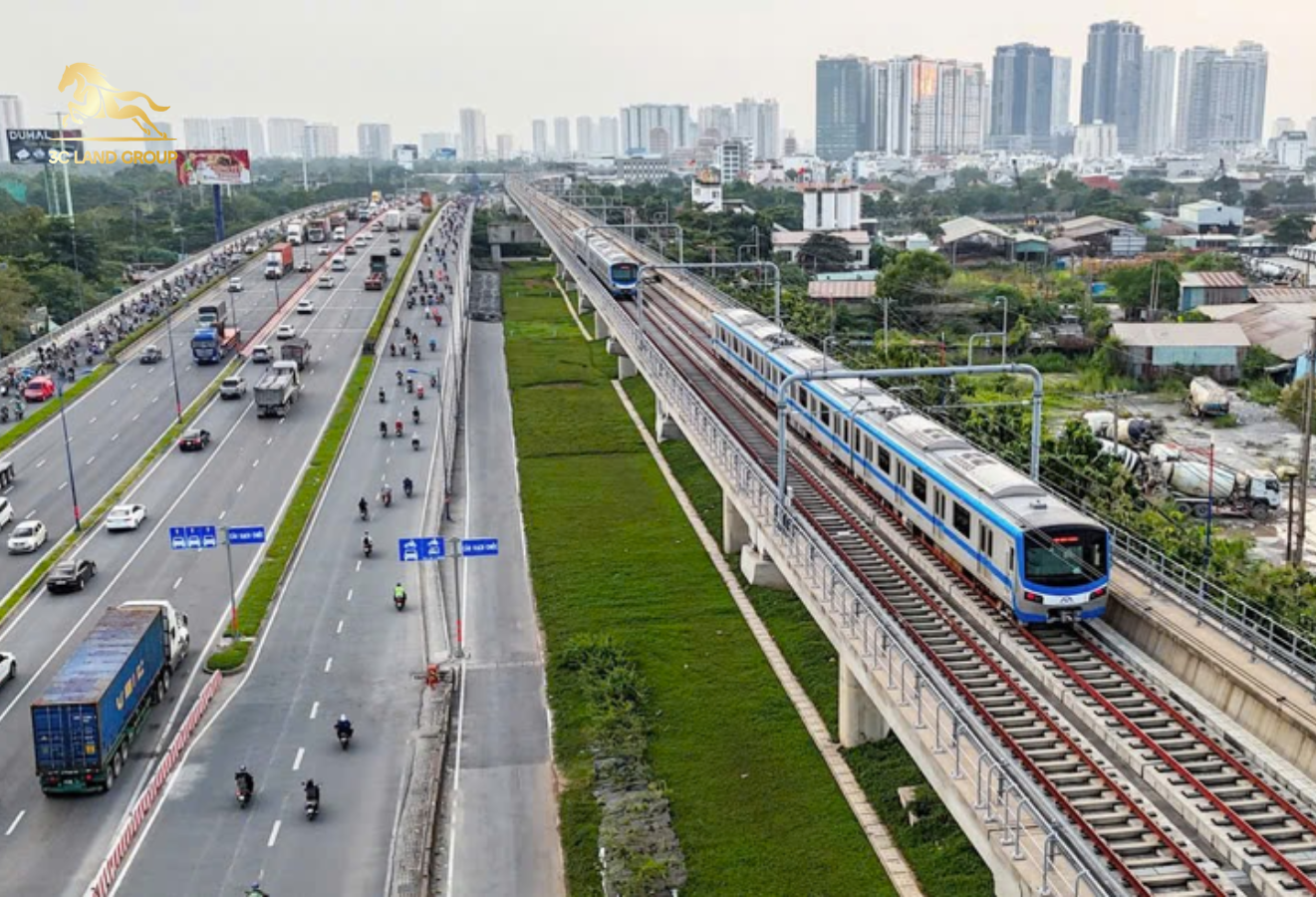 Tp.HCM quy hoạch phát triển 11 tuyến metro, trong đó có nhiều tuyến đi qua các địa phận của Tp.Thủ Đức tạo kết nối liên vùng. Ảnh: Minh hoạ